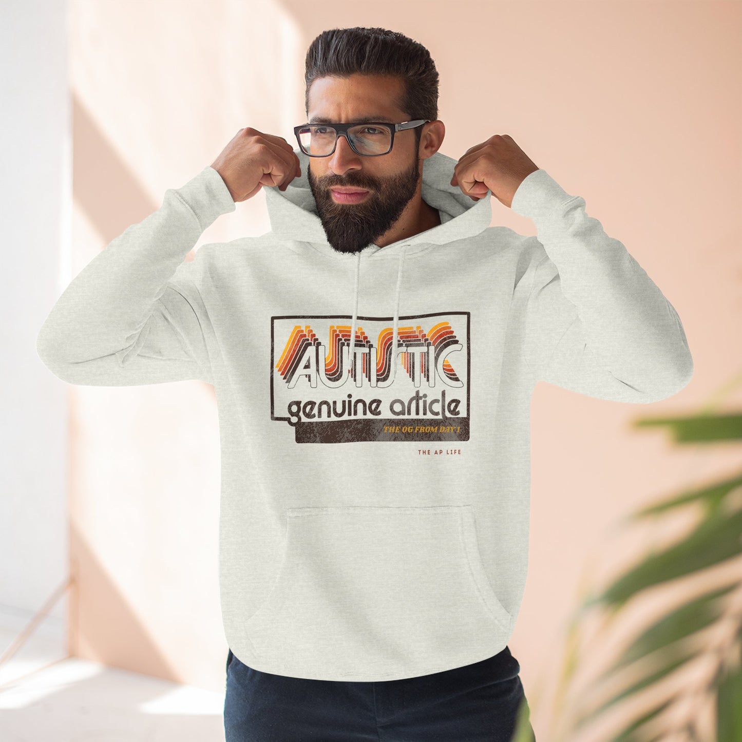 Autistic - Genuine Article - The OG Since Day 1 - Adult Unisex Hoodie