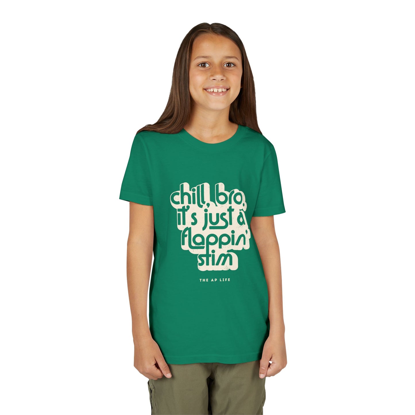 Chill, Bro. It's Just a Flappin' Stim - Youth Unisex Tee
