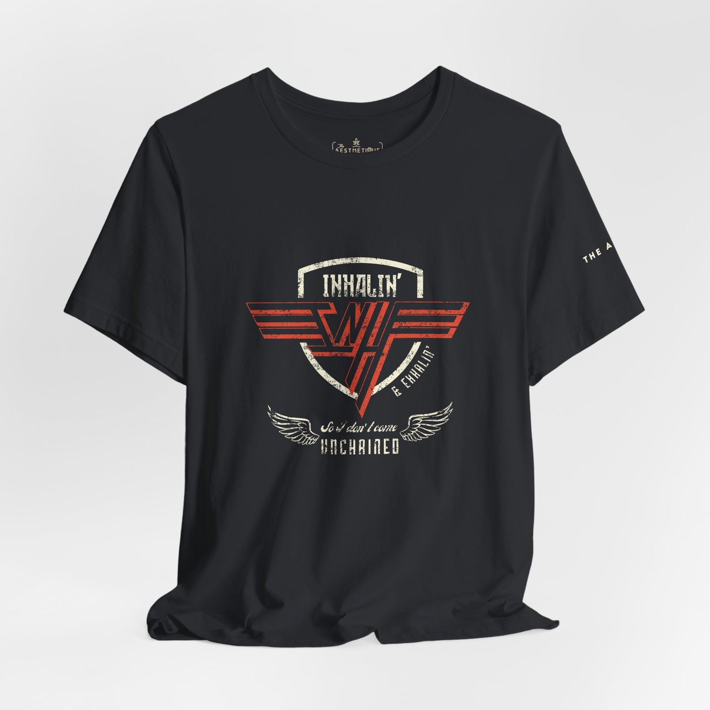 Inhalin' & Exhalin' So I Don't Come Unchained Regulation Adult Unisex Tee