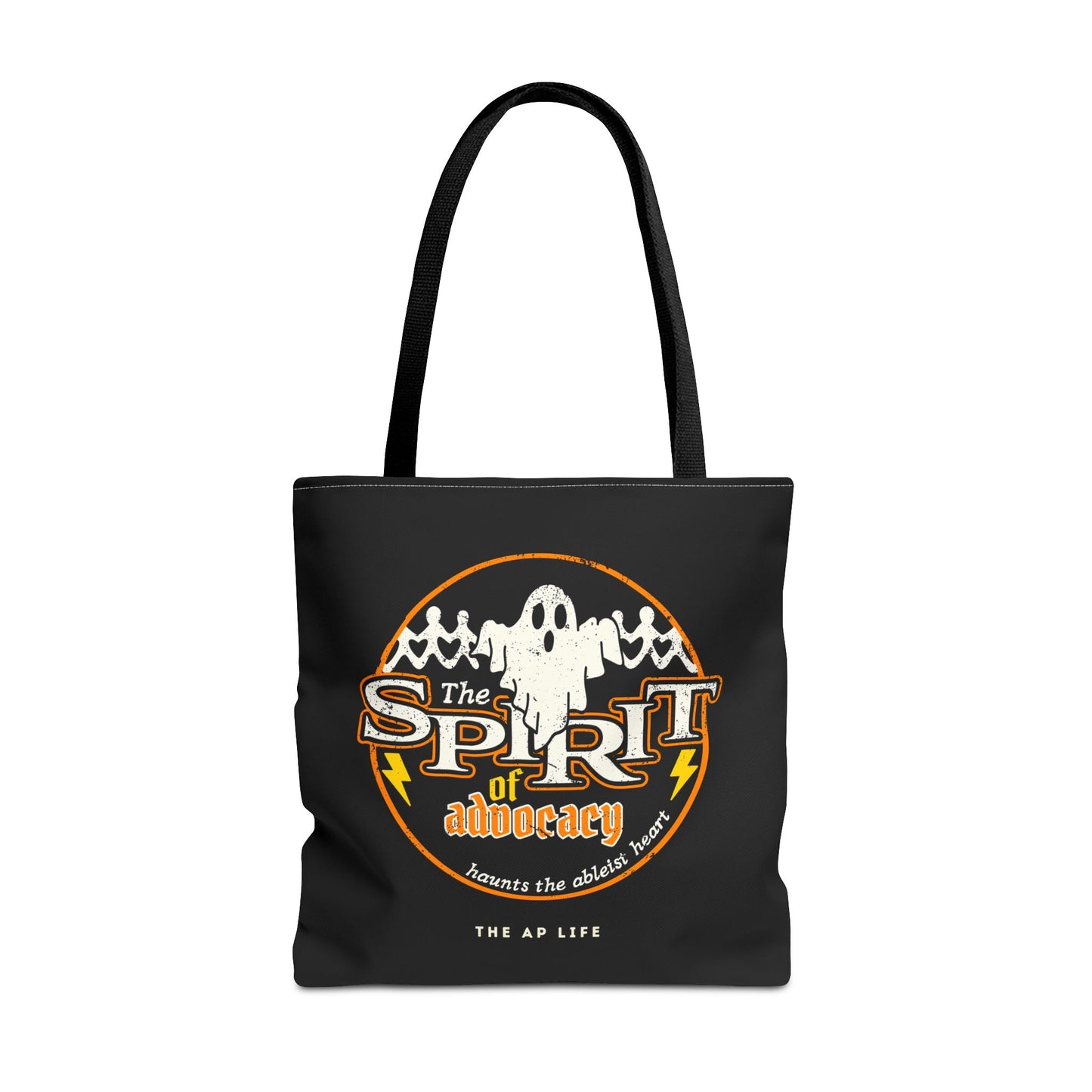 The Spirit of Advocacy (Haunts the Ableist Heart) - Halloween - Canvas Tote Bag