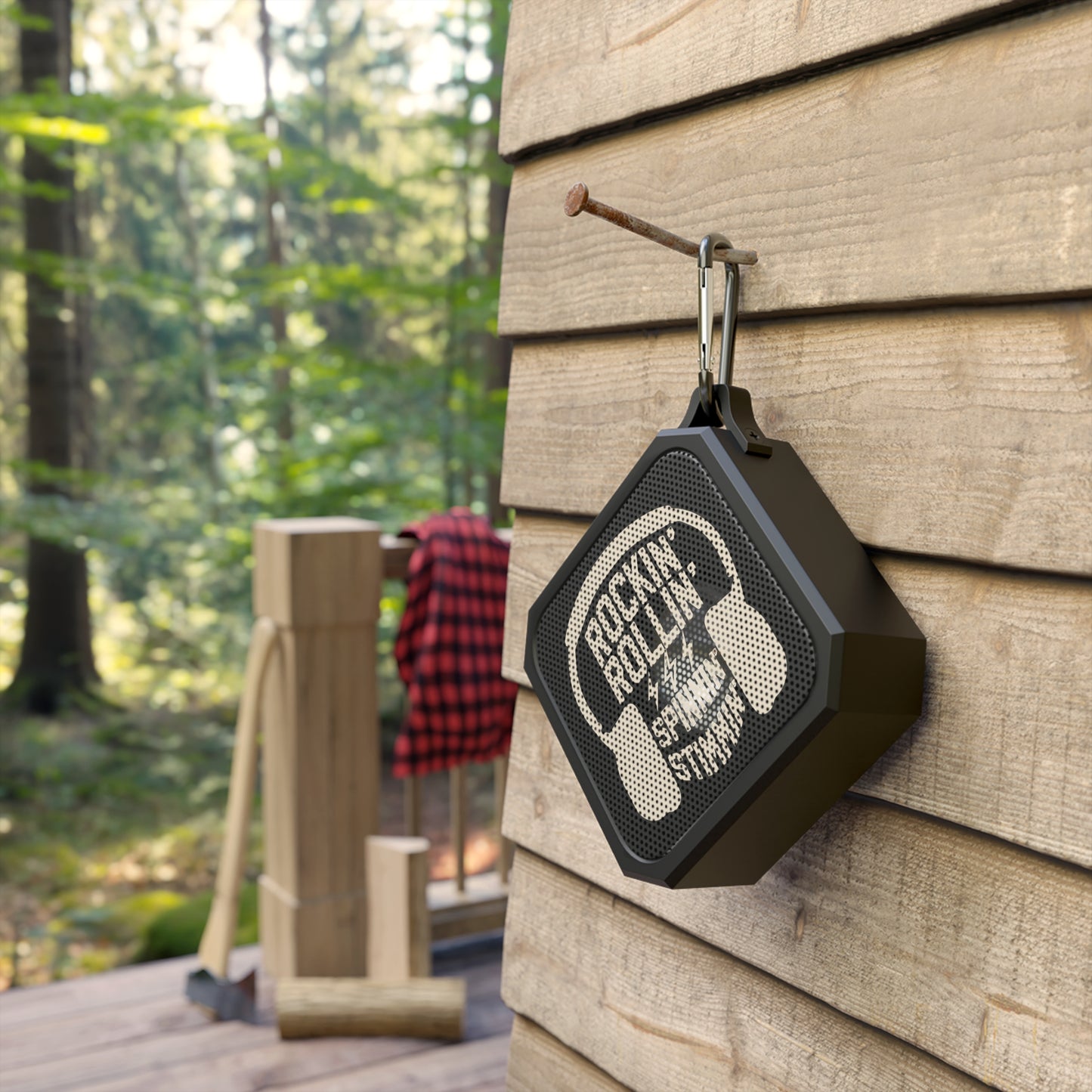 Rockin' Rollin' Spinnin' Stimmin' 3" x 3" Bluetooth Speaker
