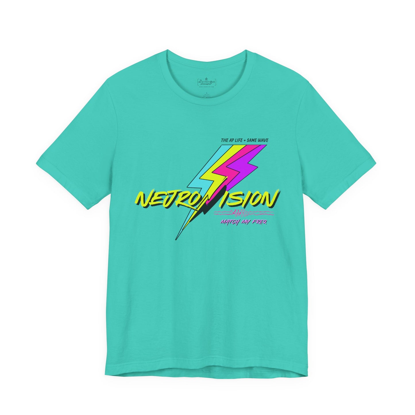 Neurovision - Match My Freq - Epilepsy Awareness - Adult Unisex Jersey Tee