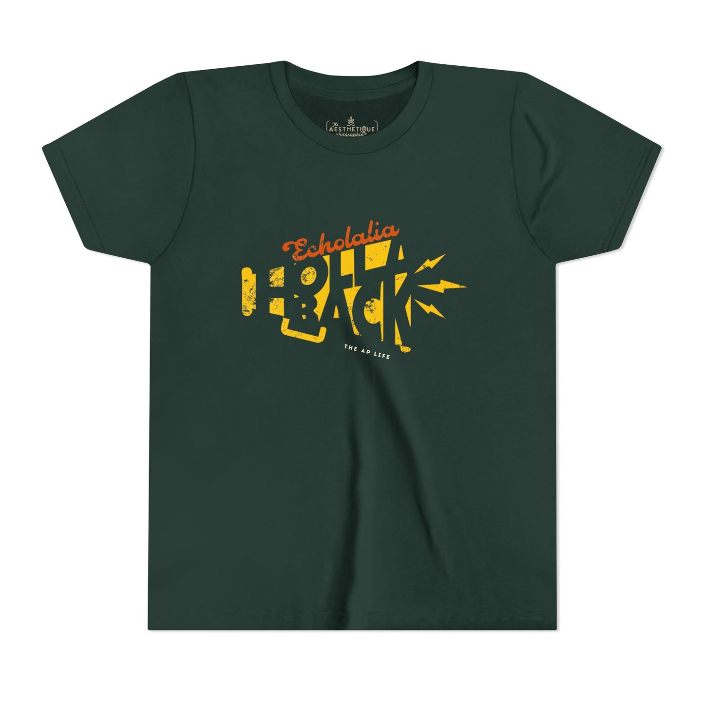 Echolalia Holla Back - Youth Unisex Jersey Tee