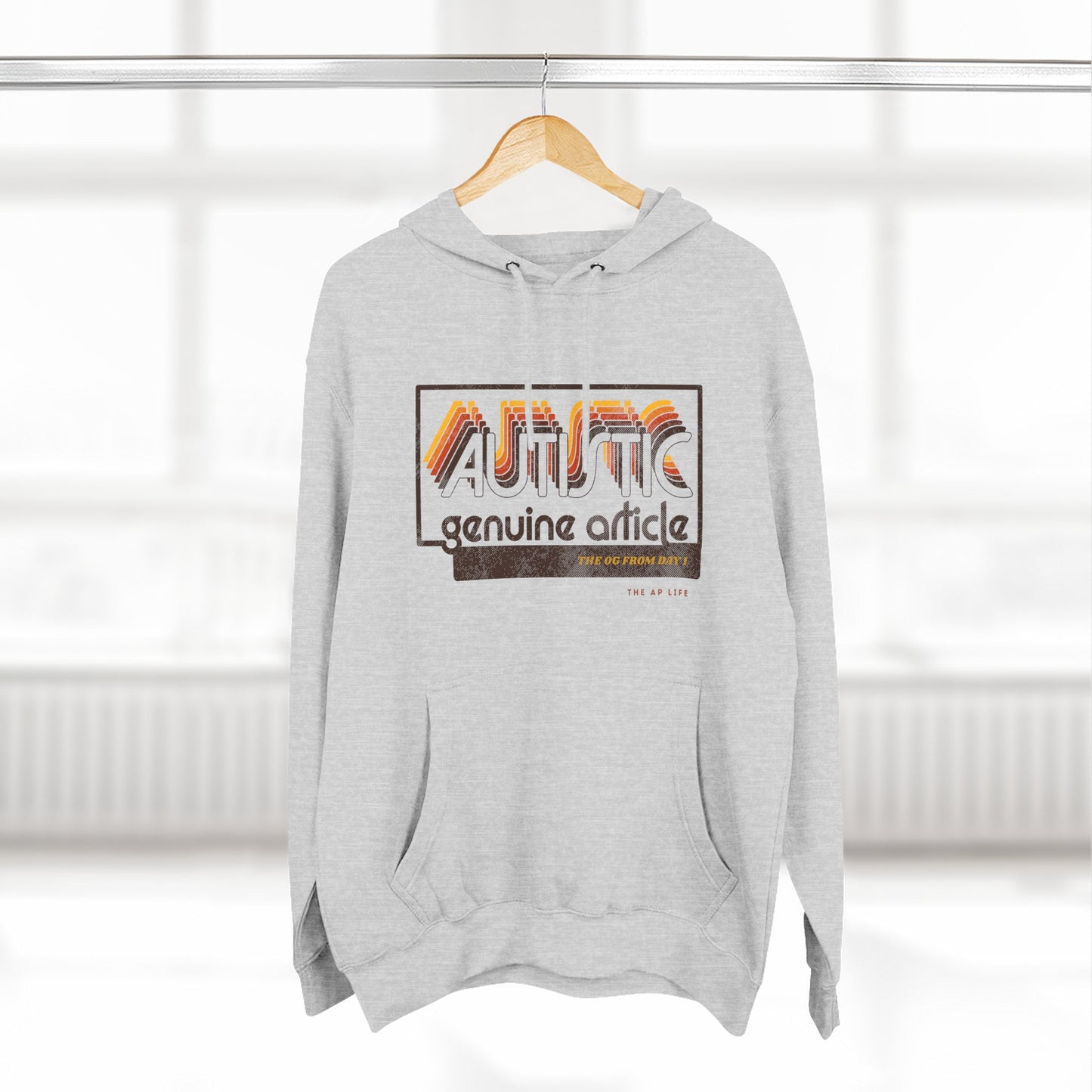 Autistic - Genuine Article - The OG Since Day 1 - Adult Unisex Hoodie
