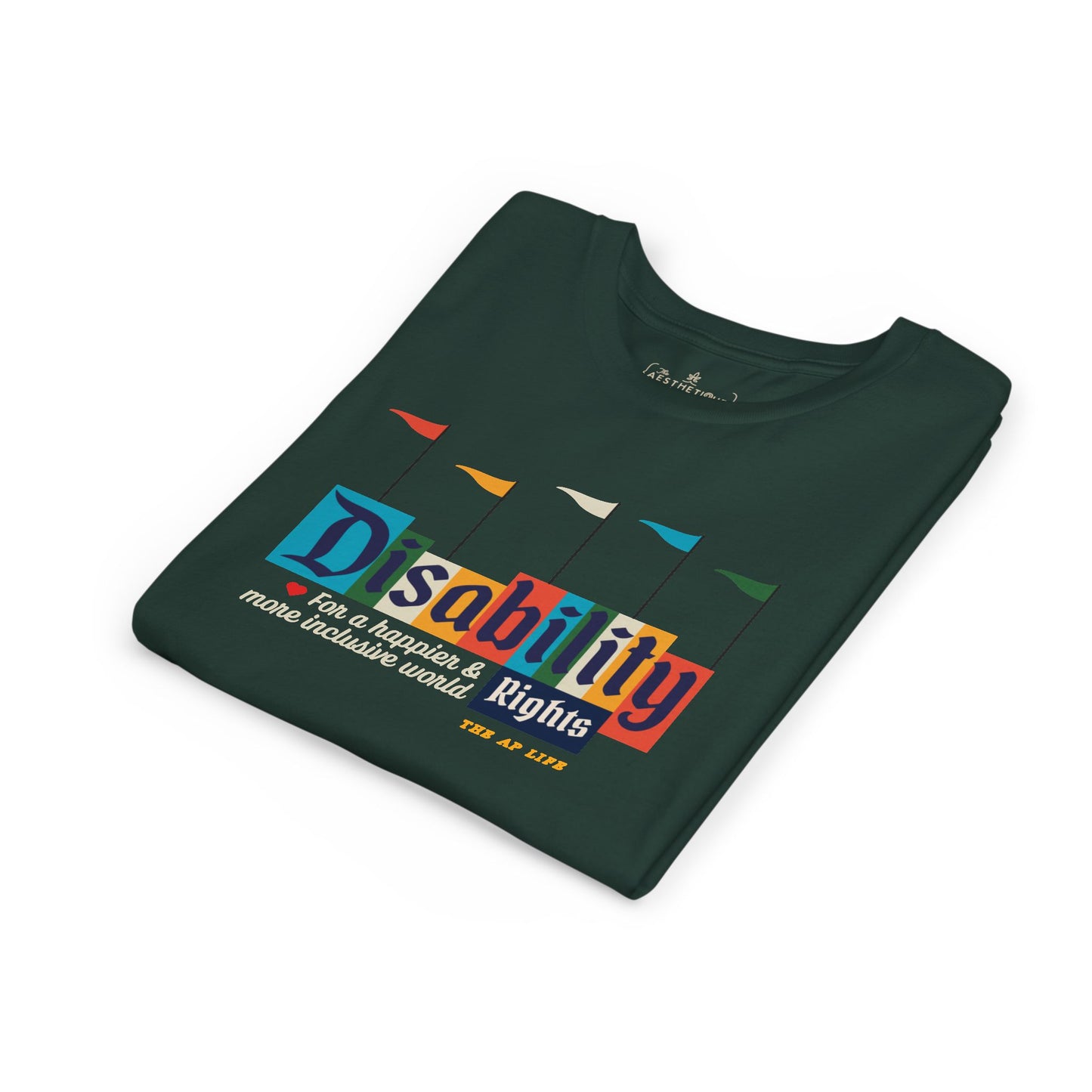 Disability Rights For A Happier & More Inclusive World - Youth Unisex Jersey Tee
