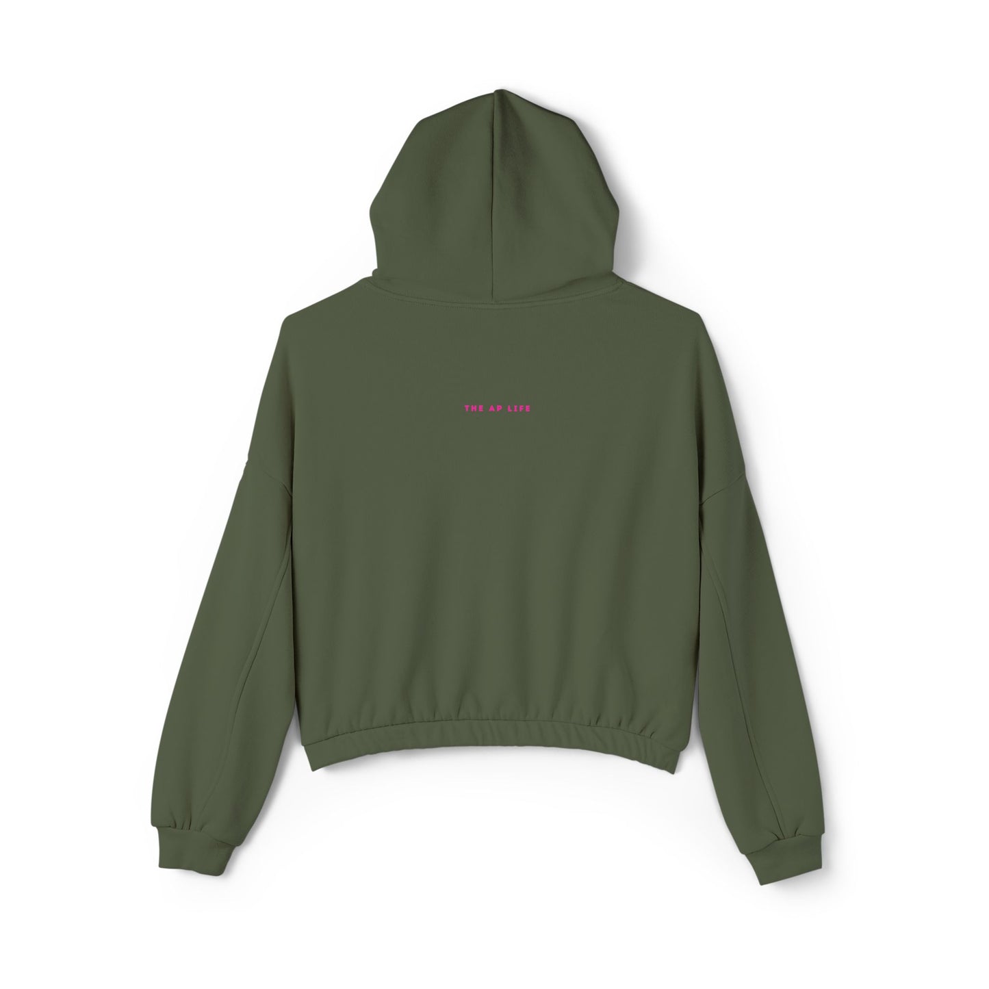 ND Momz N Da Hood (Don't Mess With Dem Ladiez) - Women's Cinched Hoodie