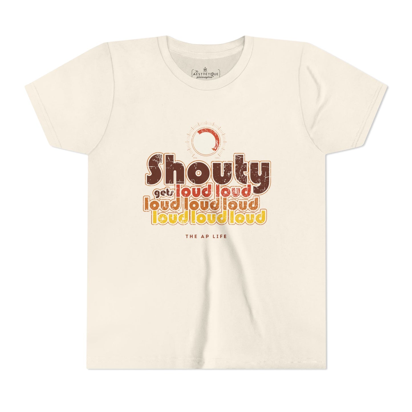 Shouty Gets Loud - Youth Unisex Jersey Tee
