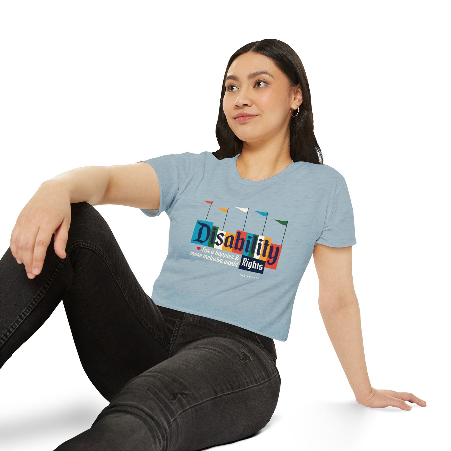 Disability Rights for a Happier & More Inclusive World - Women's Crop Top