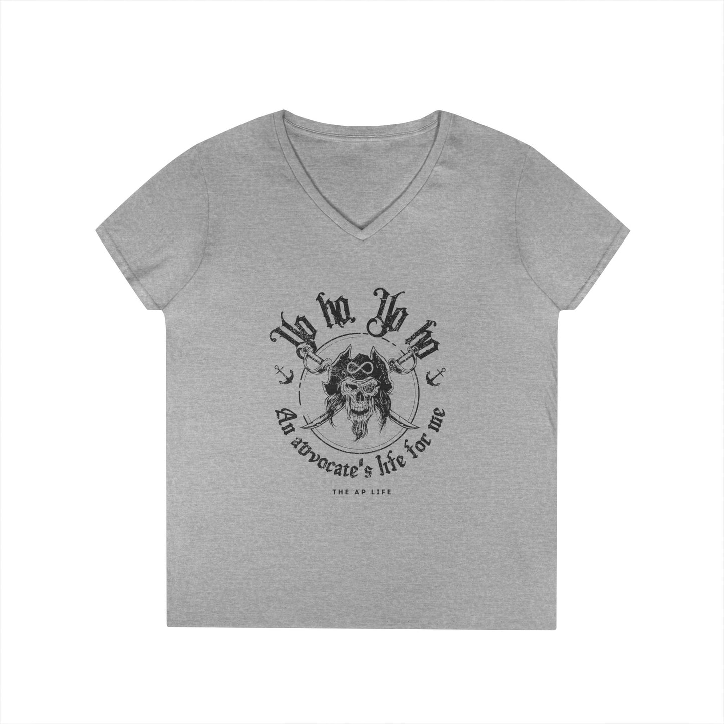 An Advocate's Life for Me - Pirates - Women's V-Neck T-Shirt