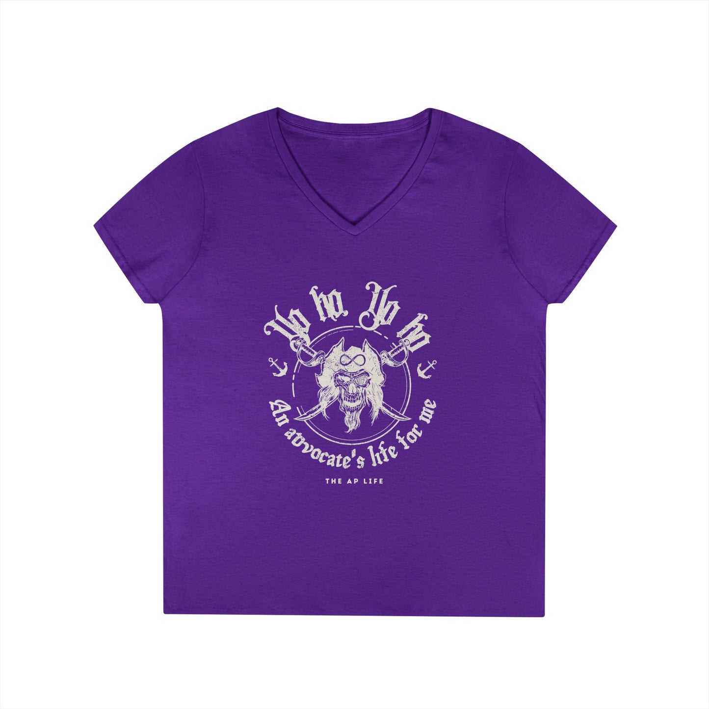 An Advocate's Life for Me - Pirates - Women's V-Neck T-Shirt