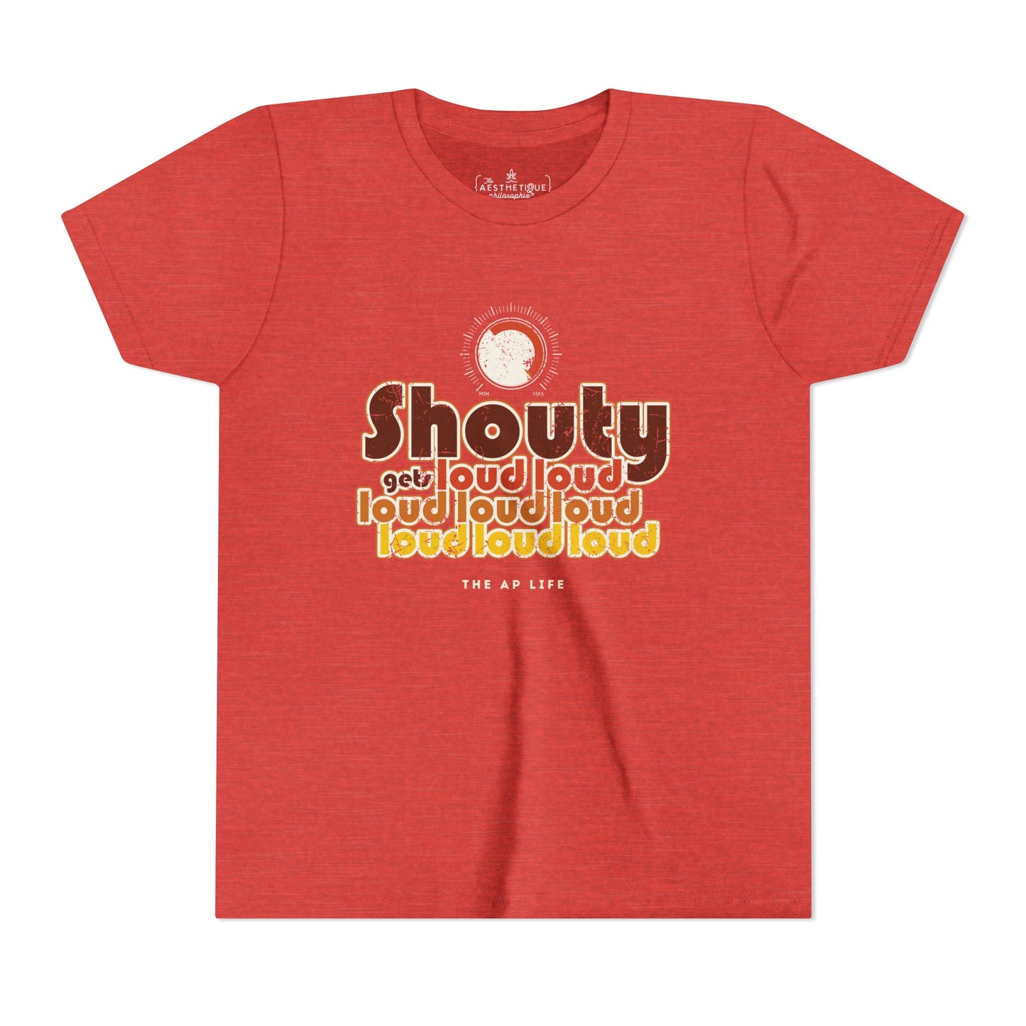 Shouty Gets Loud - Youth Unisex Jersey Tee