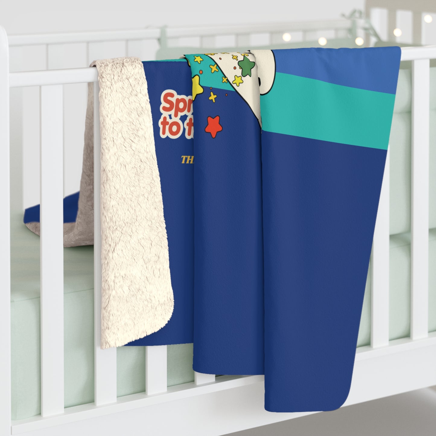 Neurodiversity Spreads Color to the Earth - Sherpa Fleece Blanket