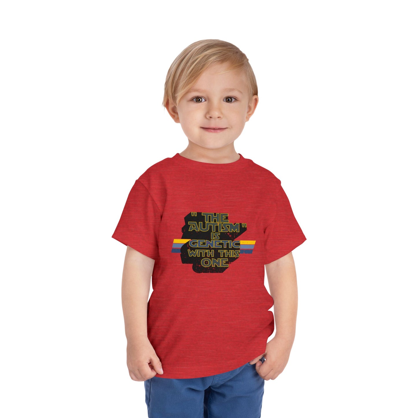 "The Autism" is Genetic with This One - Toddler Unisex Tee
