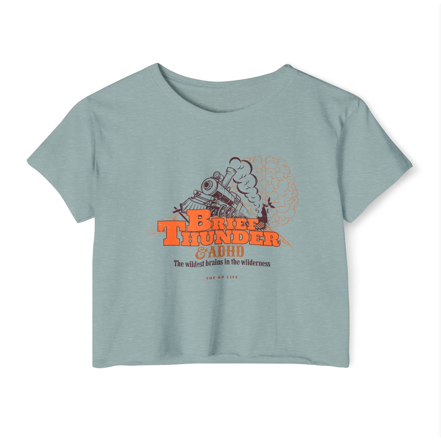 The Wildest Brains in the Wilderness - ADHD - Women's Crop Top