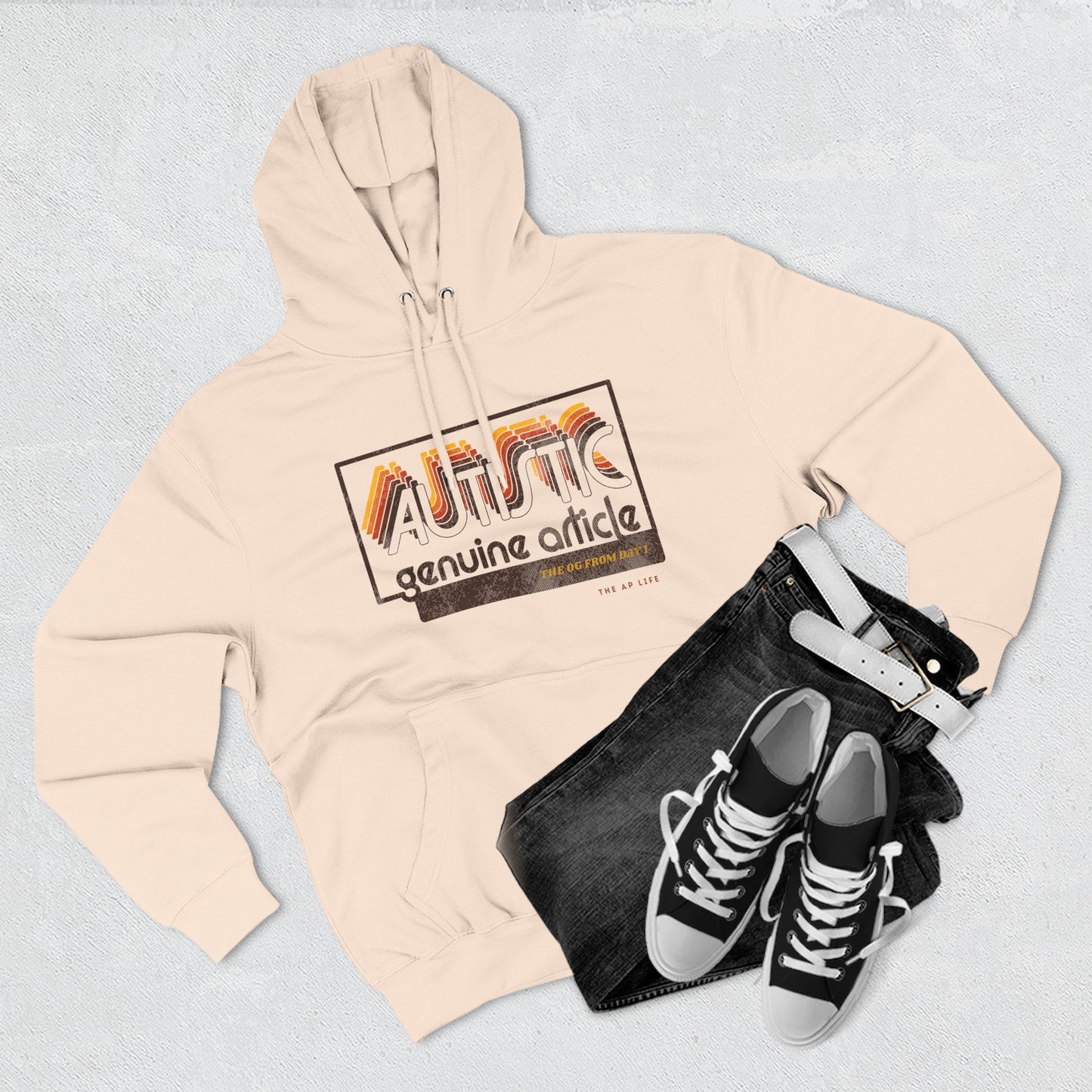 Autistic - Genuine Article - The OG Since Day 1 - Adult Unisex Hoodie