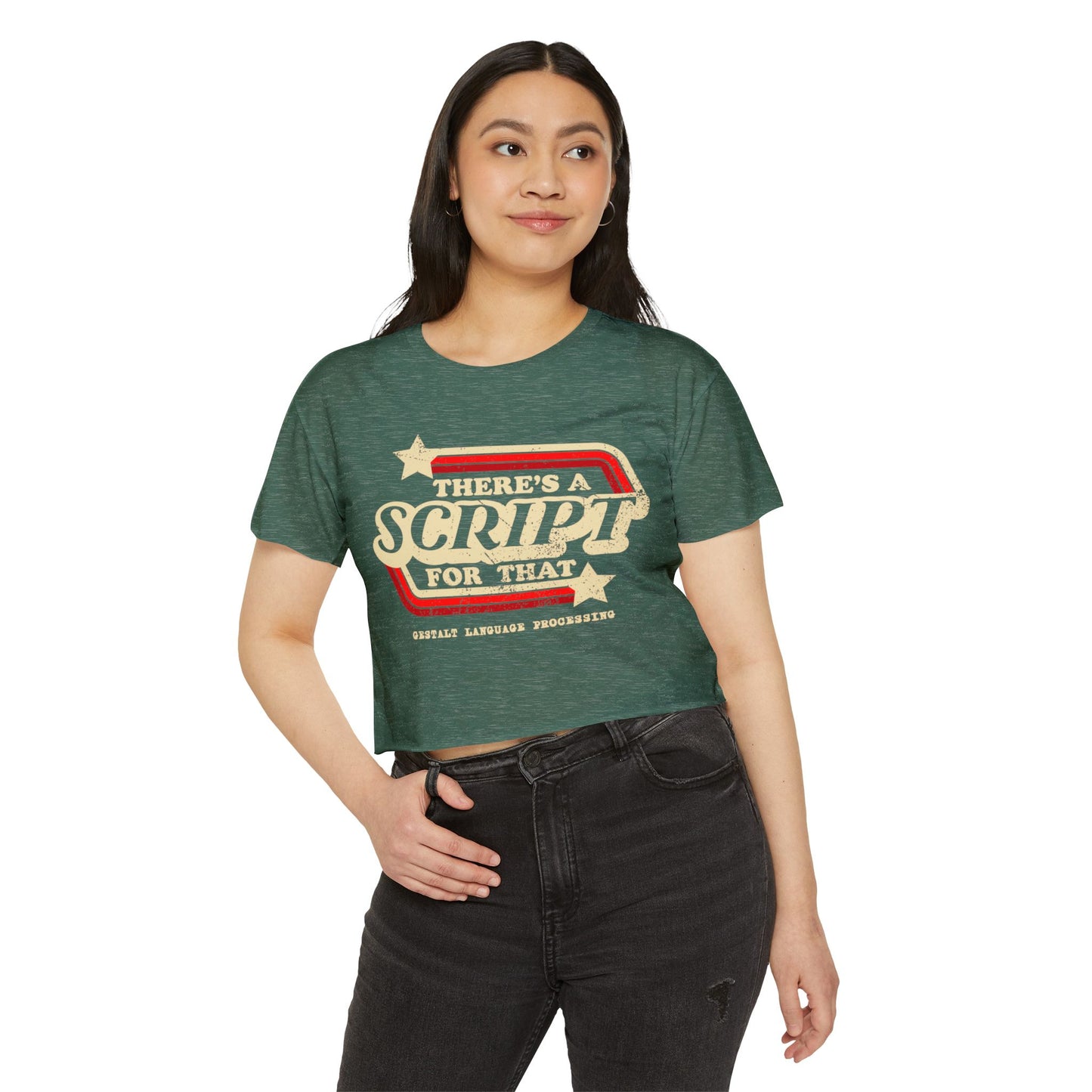 There's A Script For That - Gestalt Language Processing - Women's Crop Top