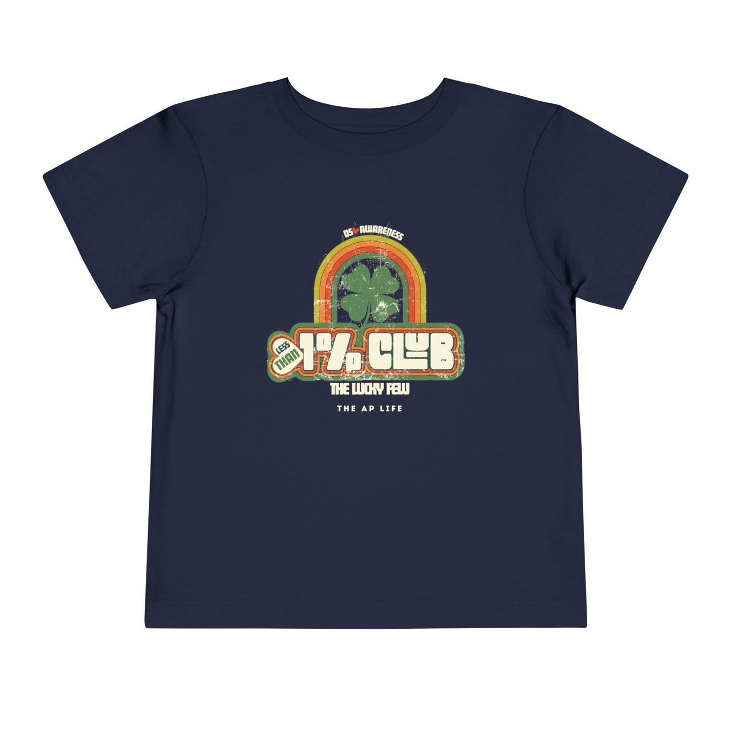 Less Than 1% Club (The Lucky Few) DS Awareness - Toddler Short Sleeve Tee