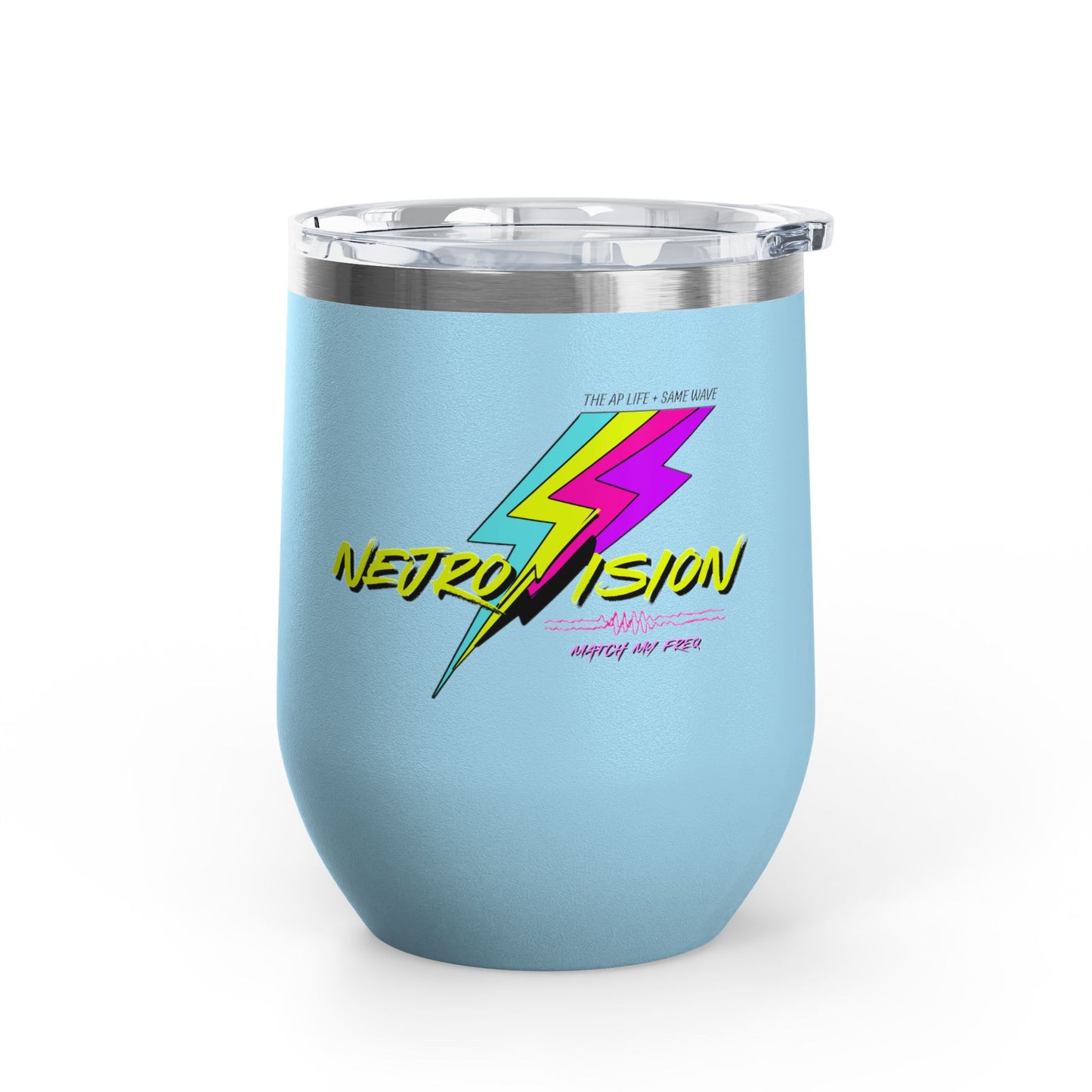 Neurovision - Match my Freq - Epilepsy Awareness - 12oz Insulated Tumbler