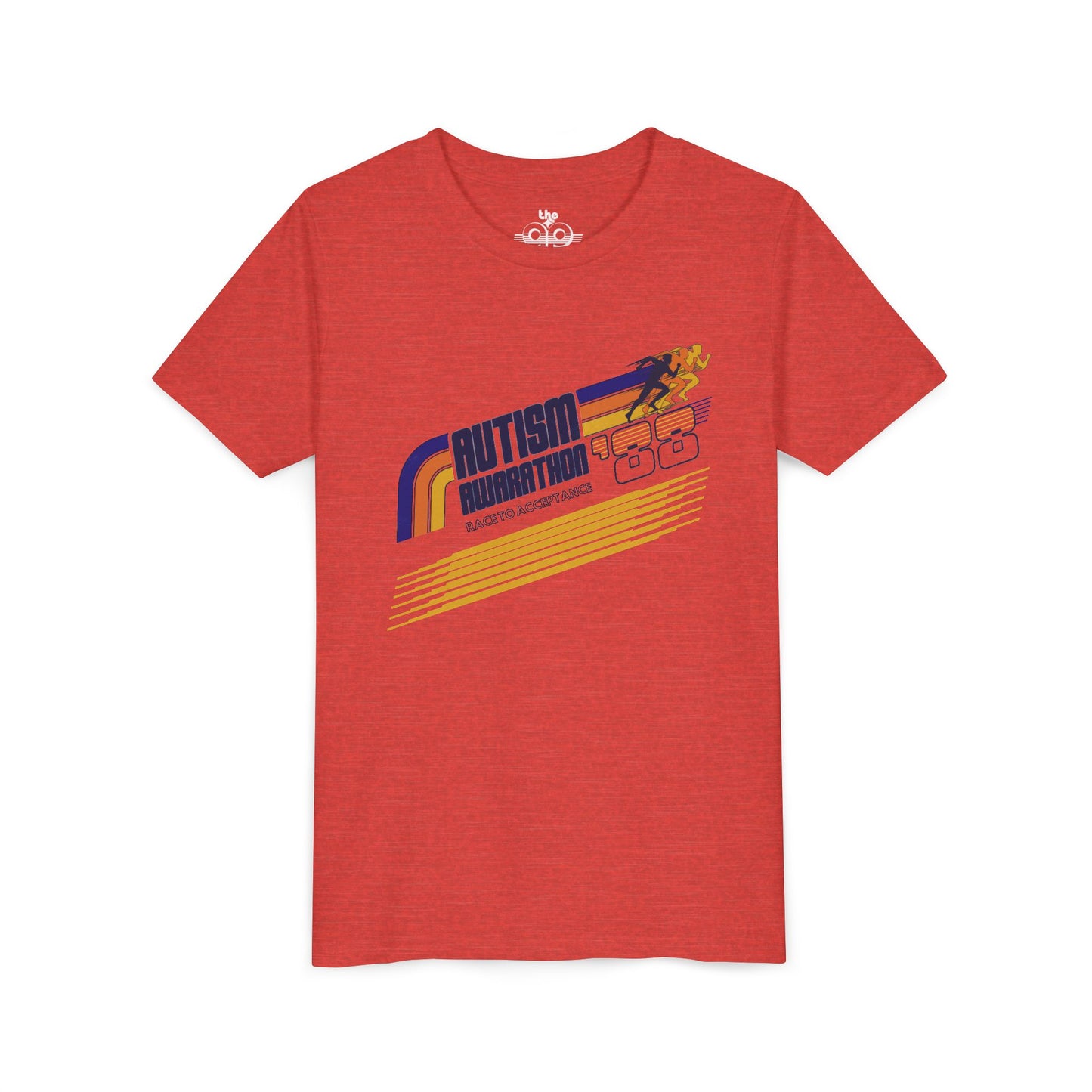 Autism Awarathon - Race to Acceptance - Youth Unisex Short Sleeve Tee