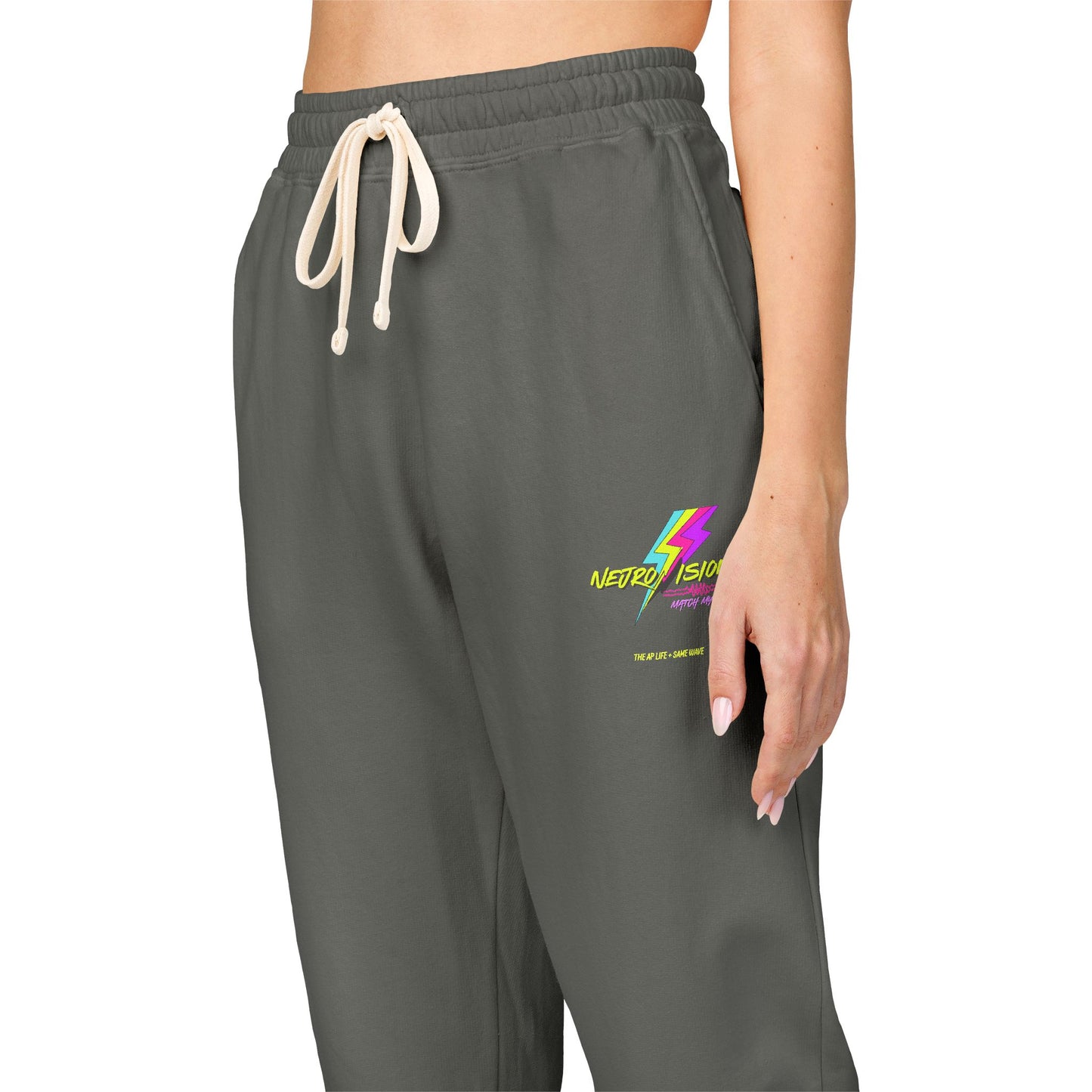 Neurovision - Match my Freq - Epilepsy Awareness - Adult Unisex Fleece Sweatpants