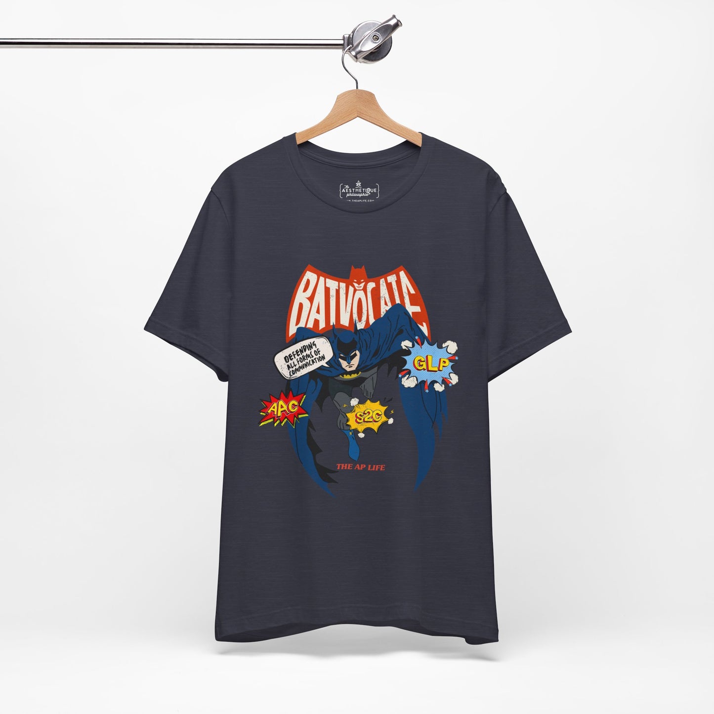 Batvocate - Defending All Forms of Communication - AAC - GLP - S2C - Adult Unisex Jersey Tee