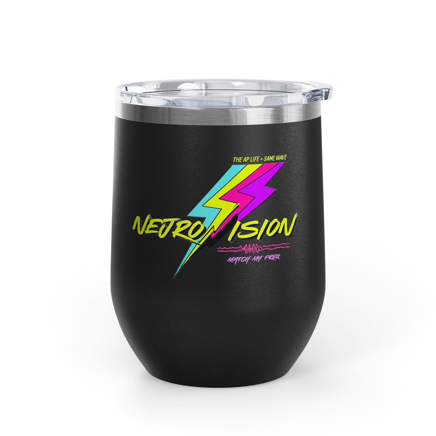Neurovision - Match my Freq - Epilepsy Awareness - 12oz Insulated Tumbler