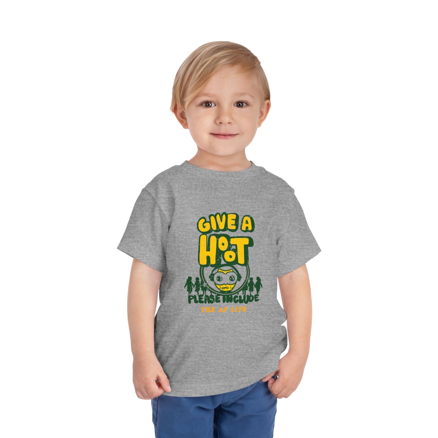 Give A Hoot - Just Include - Retro PSA Style - Toddler Unisex Tee