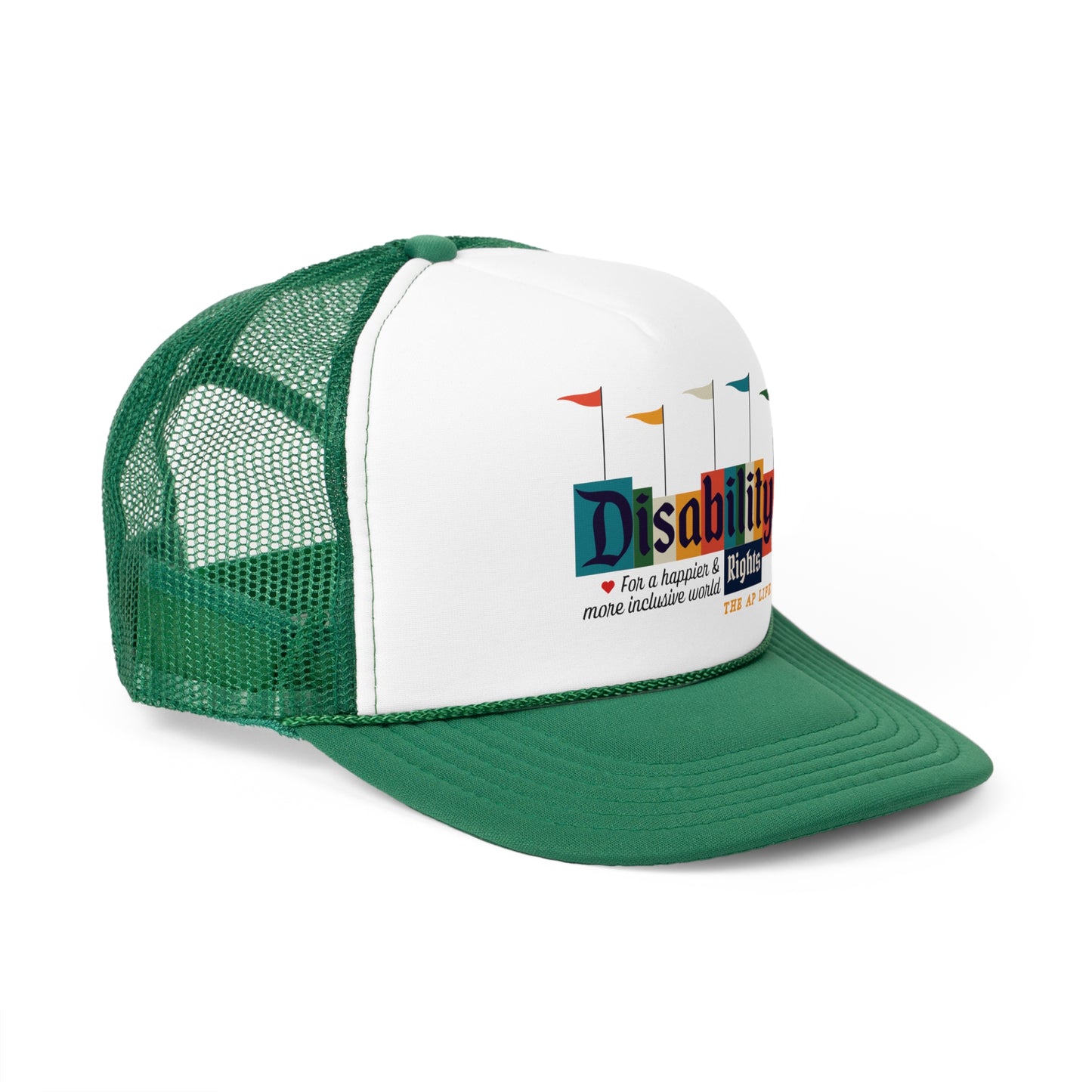 Disability Rights For A Happier & More Inclusive World - Adult Unisex Trucker Hat