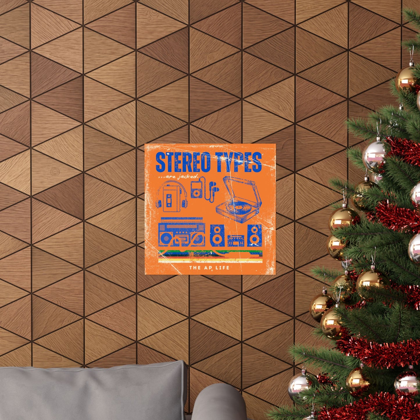 Stereo Types Are Jacked - Vintage Style Matte Poster