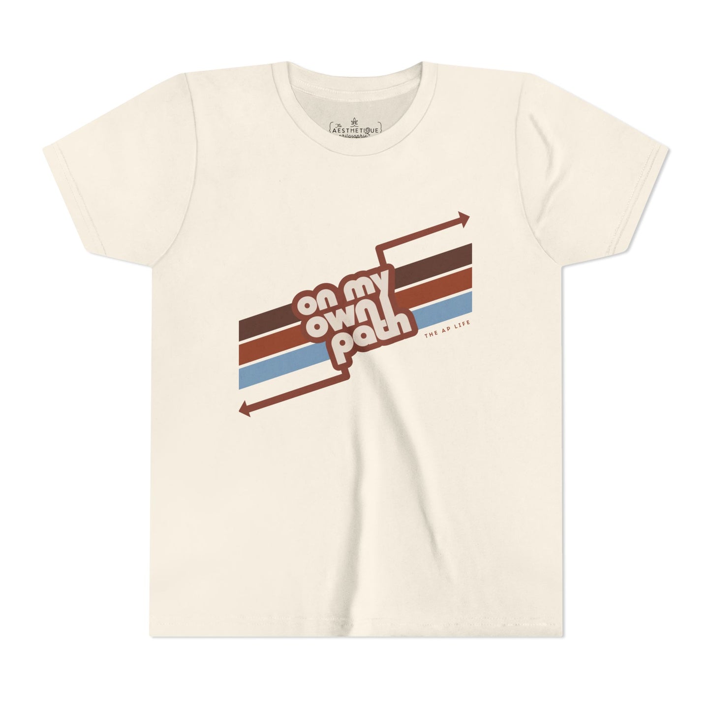 On My Own Path - Youth Unisex Jersey Tee