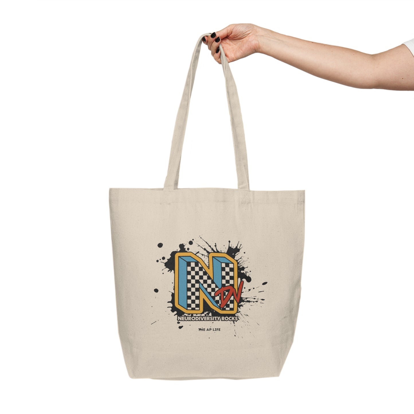 NDV Neurodiversity Rocks - Canvas Tote Bag