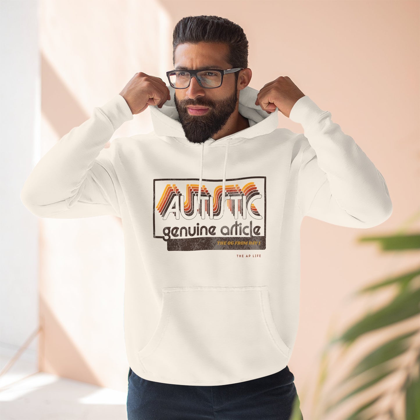 Autistic - Genuine Article - The OG Since Day 1 - Adult Unisex Hoodie