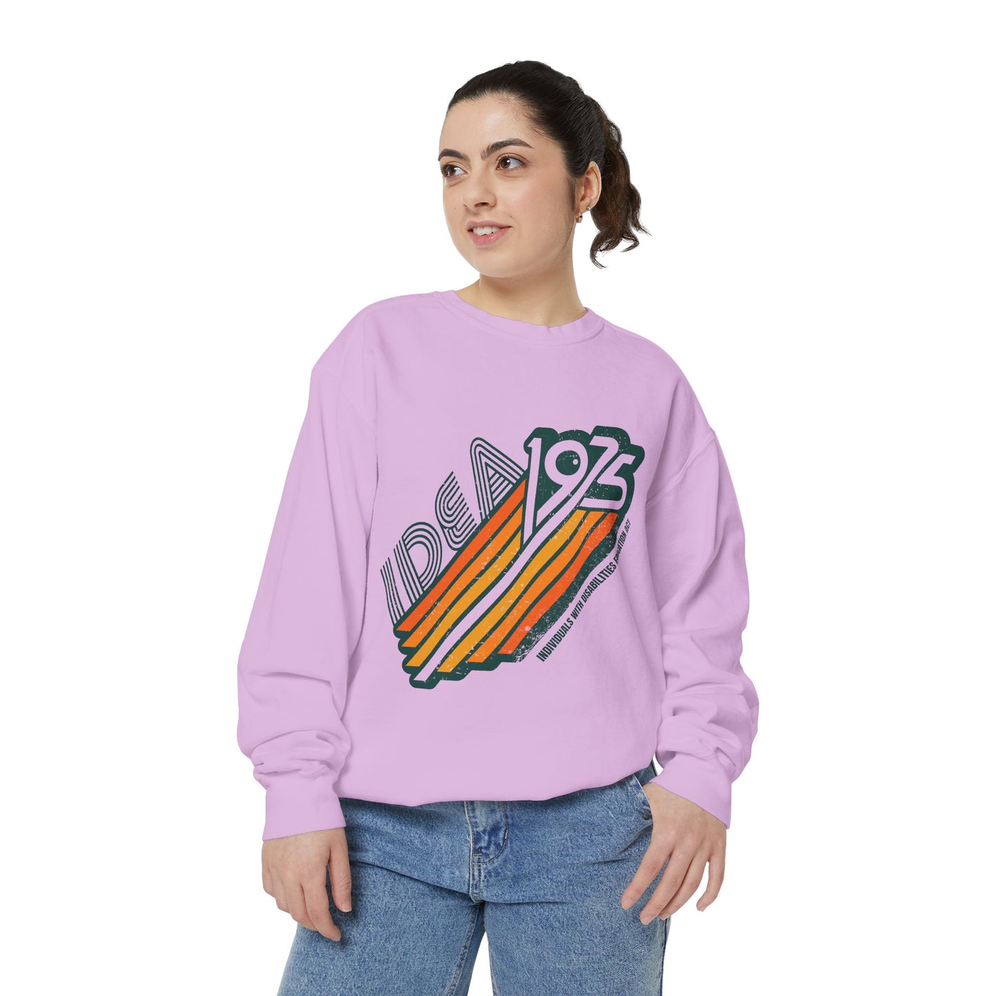 IDEA - 1975 - Individuals with Disabilities Education Act - Adult Unisex Garment-Dyed Sweatshirt