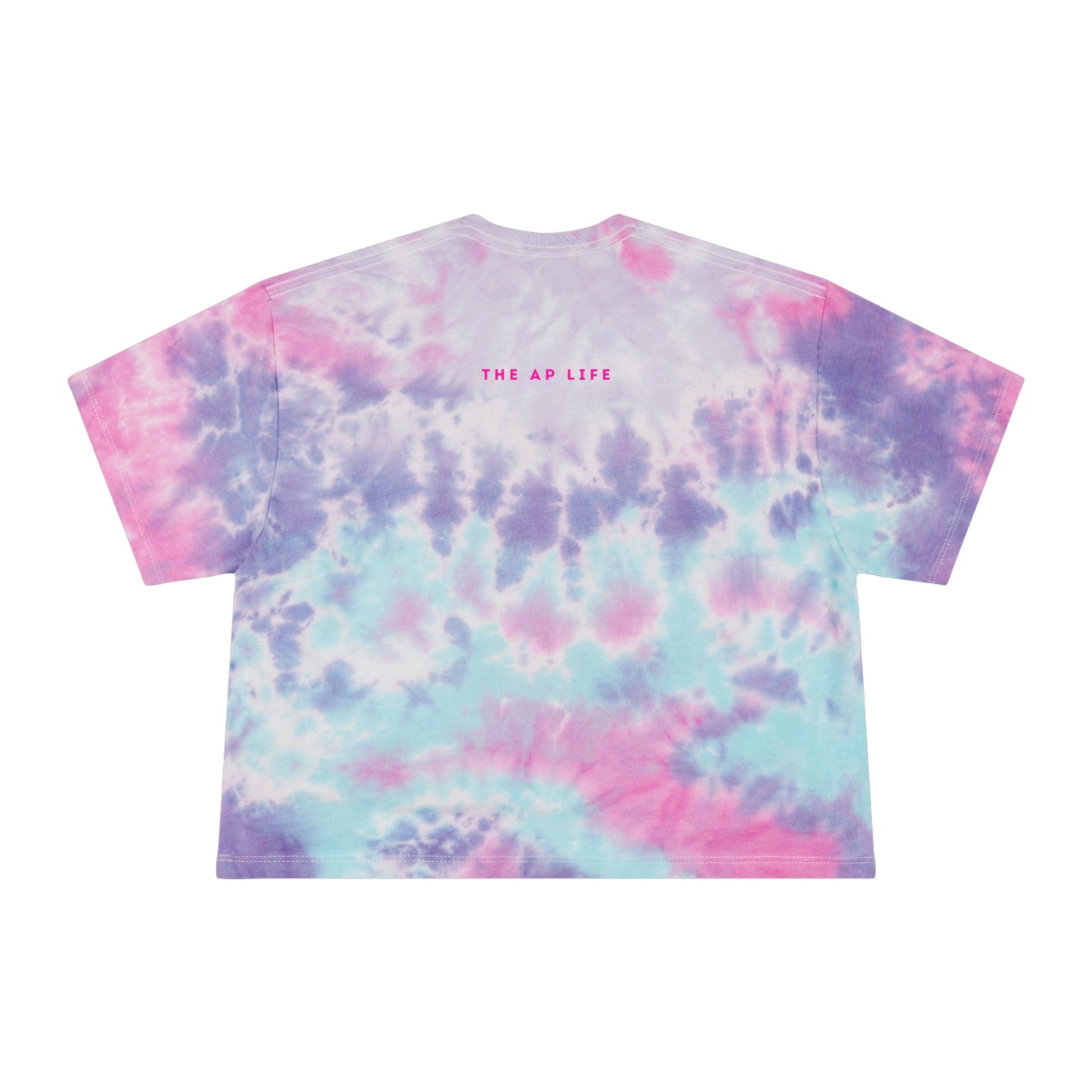 C'mon Ride The Autism Advocacy Train - Women's Tie-Dye Crop Top