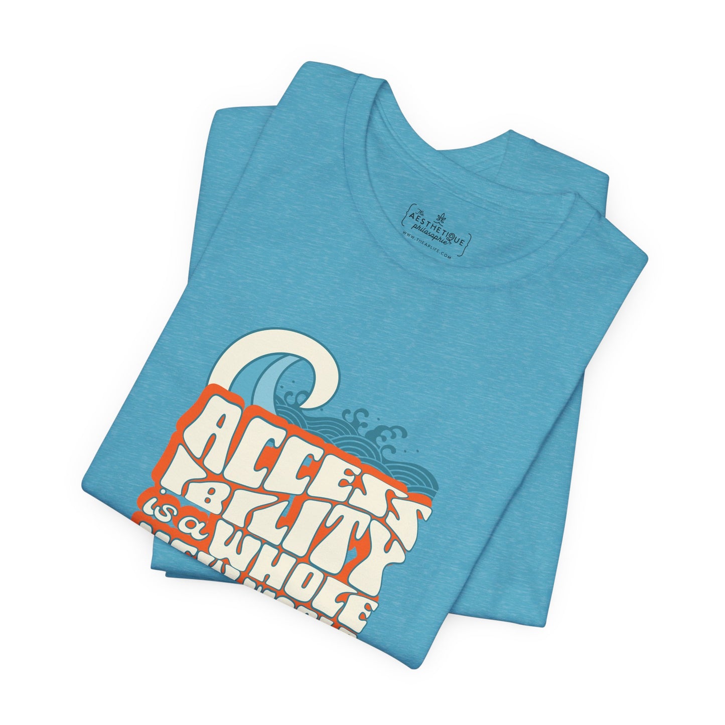 Accessibility Is A Whole New World - Fundraiser Adult Unisex Tee