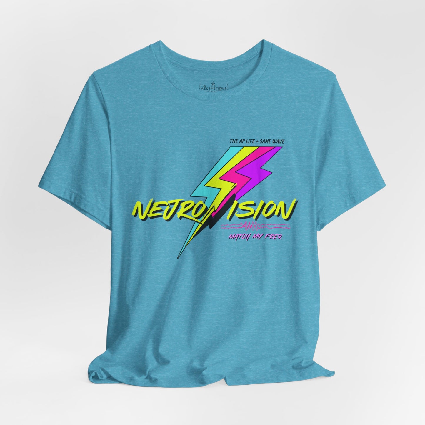 Neurovision - Match My Freq - Epilepsy Awareness - Adult Unisex Jersey Tee