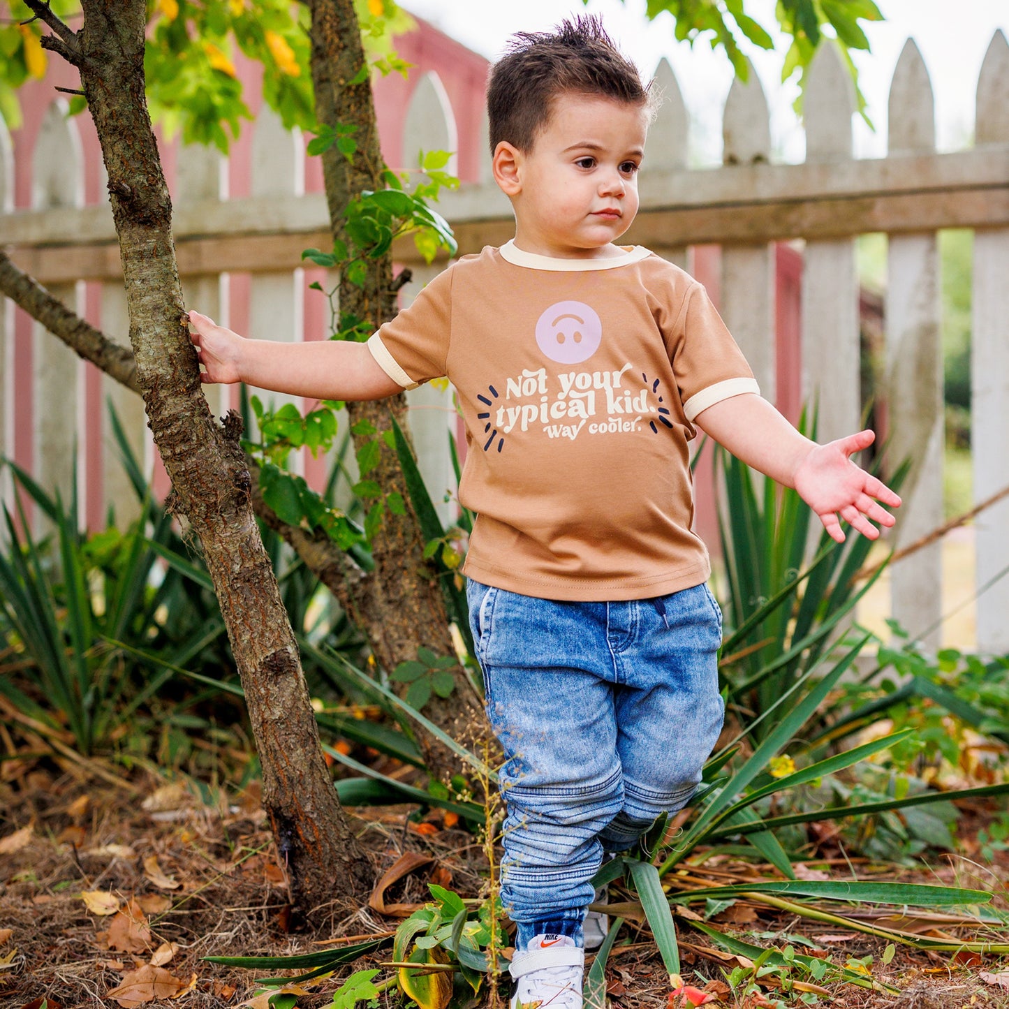 Not Your Typical Kid. Way Cooler Kids Autism Advocacy Ringer Tee