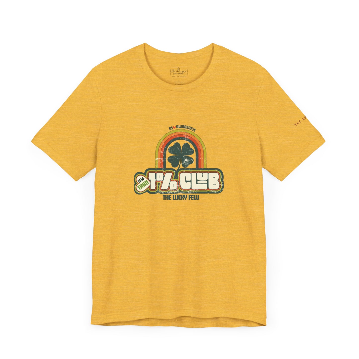 Less Than 1% Club (The Lucky Few) DS Awareness - Unisex Jersey Short Sleeve Tee