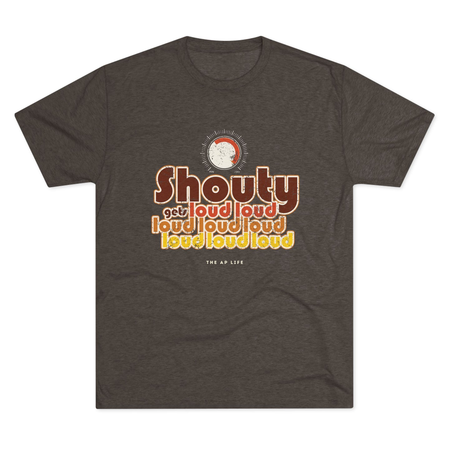 Shouty Gets Loud - Adult Unisex Triblend Soft Tee