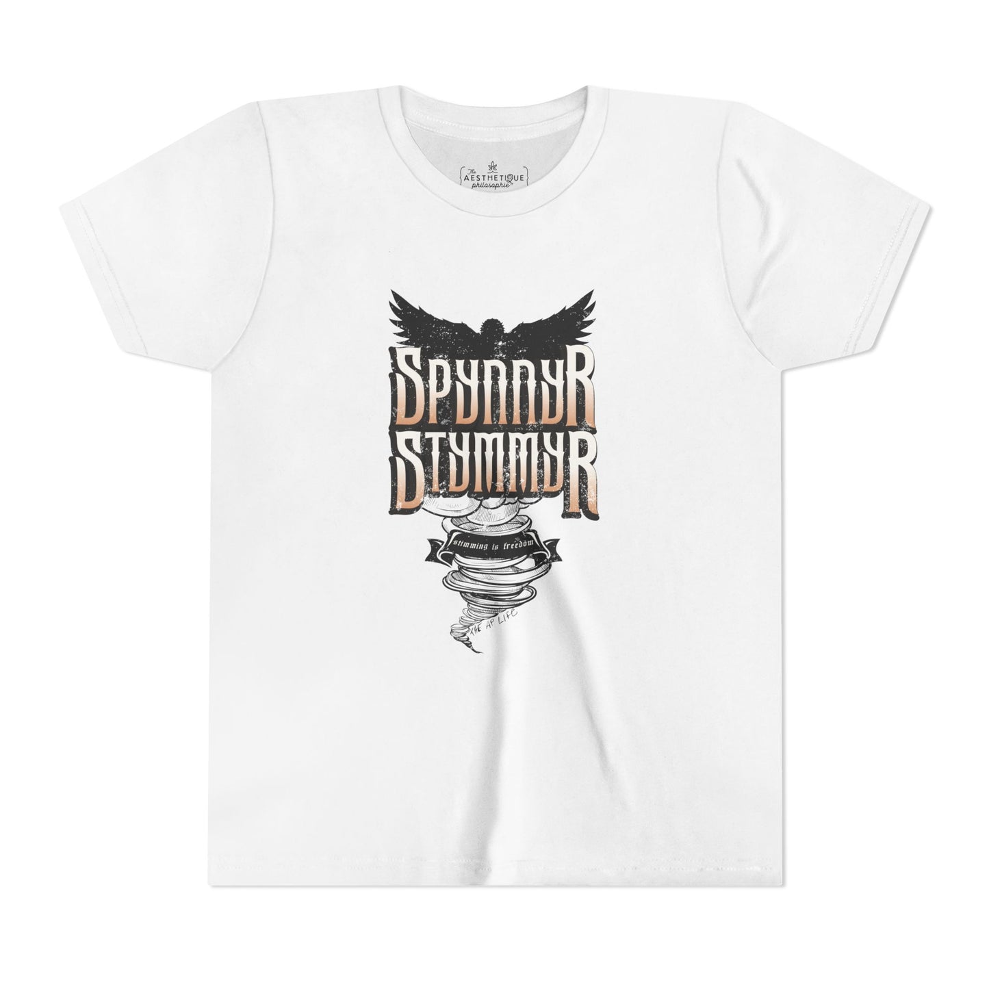 Spynnyr Stymmyer - Stimming is Freedom - Youth Unisex Jersey Tee