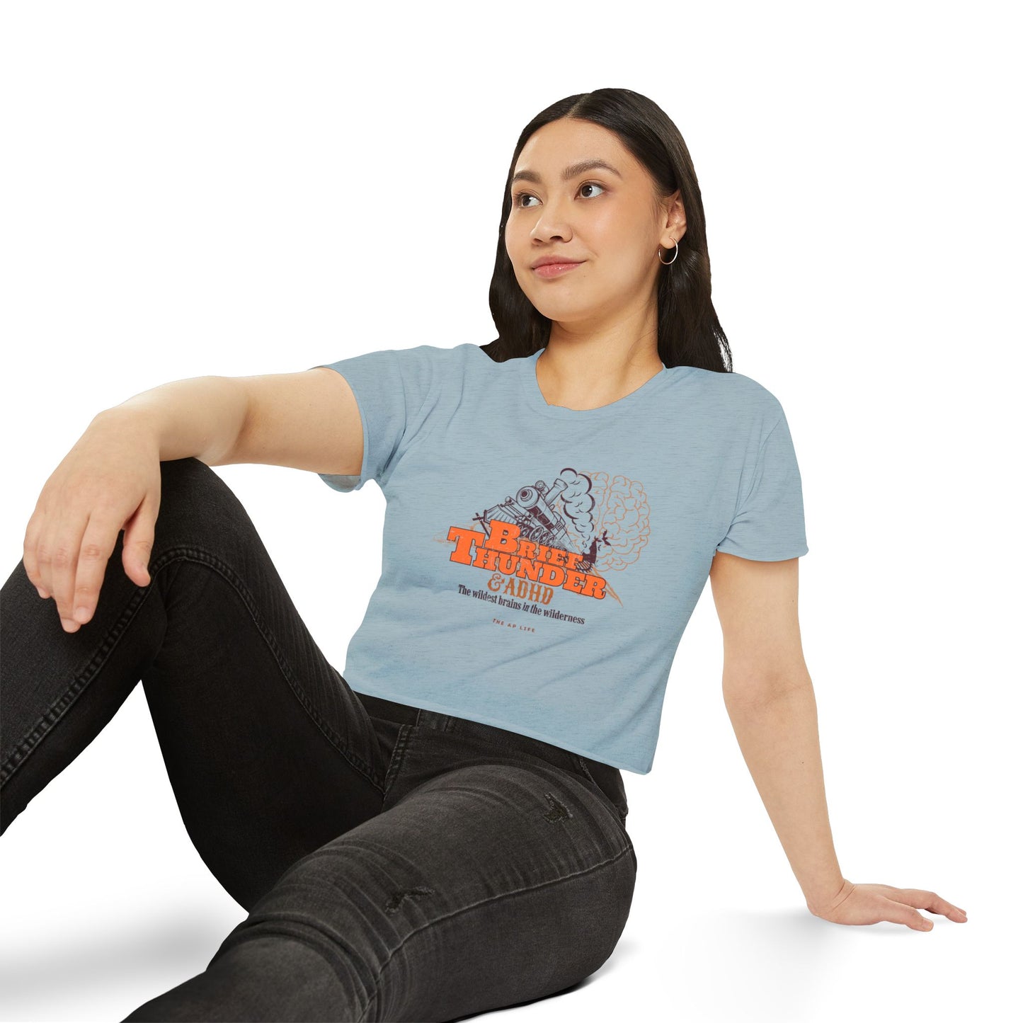 The Wildest Brains in the Wilderness - ADHD - Women's Crop Top