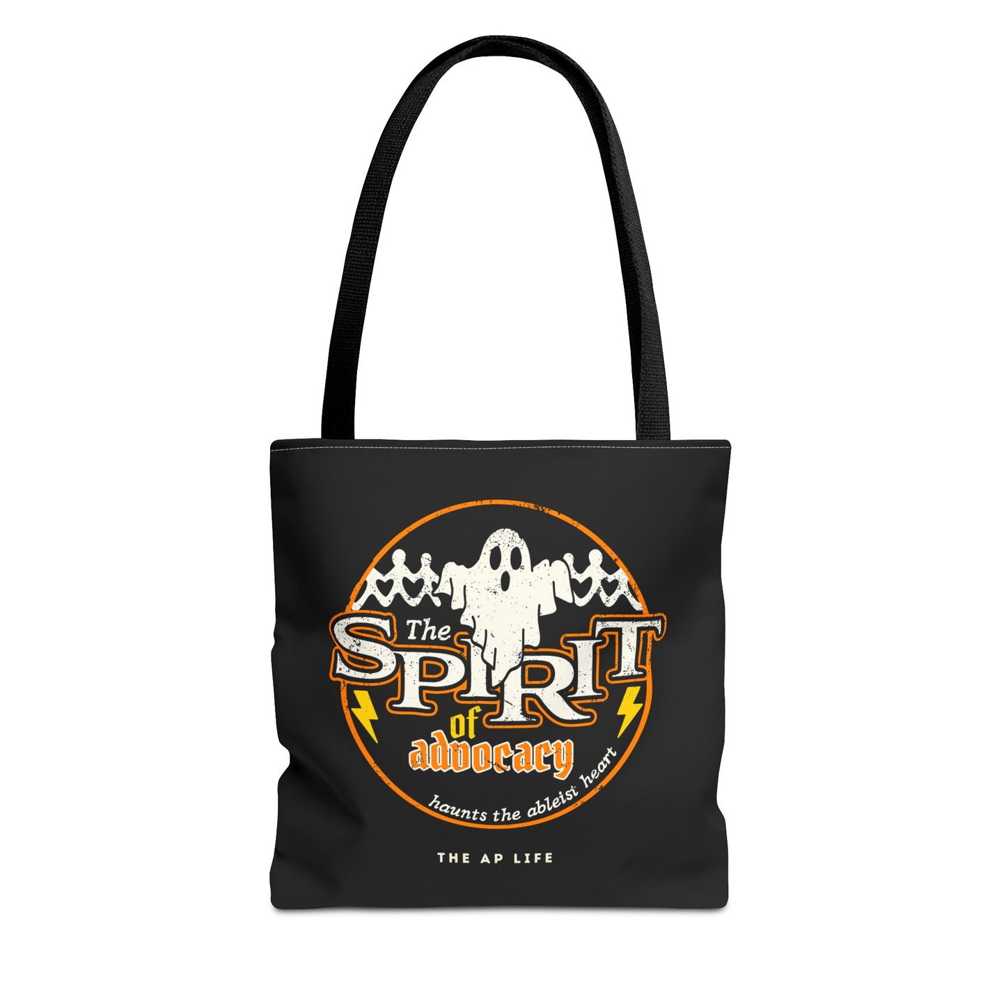 The Spirit of Advocacy (Haunts the Ableist Heart) - Halloween - Canvas Tote Bag