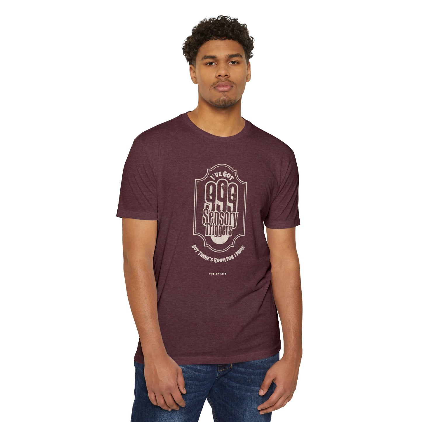999 Sensory Triggers (But There's Room for One More) - Adult Unisex Jersey Tee