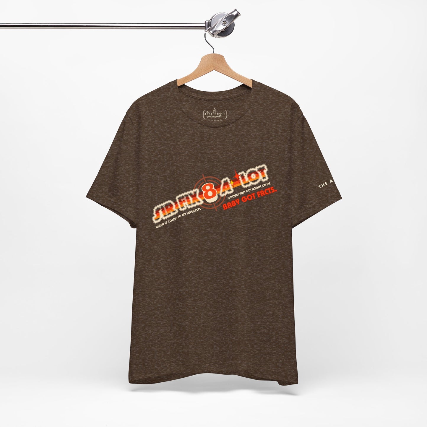 Sir Fix8-A-Lot Baby Got Facts - Adult Unisex Jersey Short Sleeve Tee