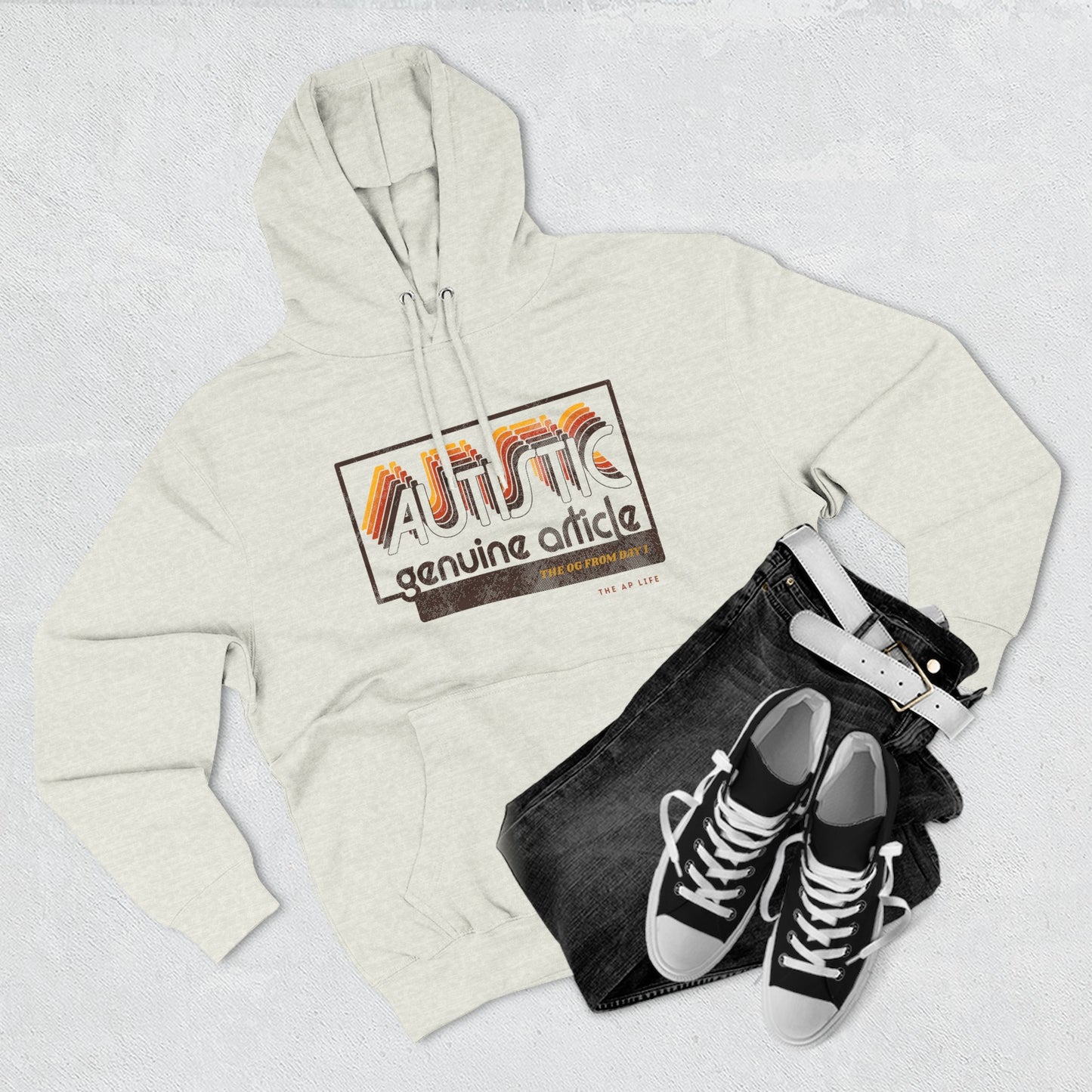 Autistic - Genuine Article - The OG Since Day 1 - Adult Unisex Hoodie