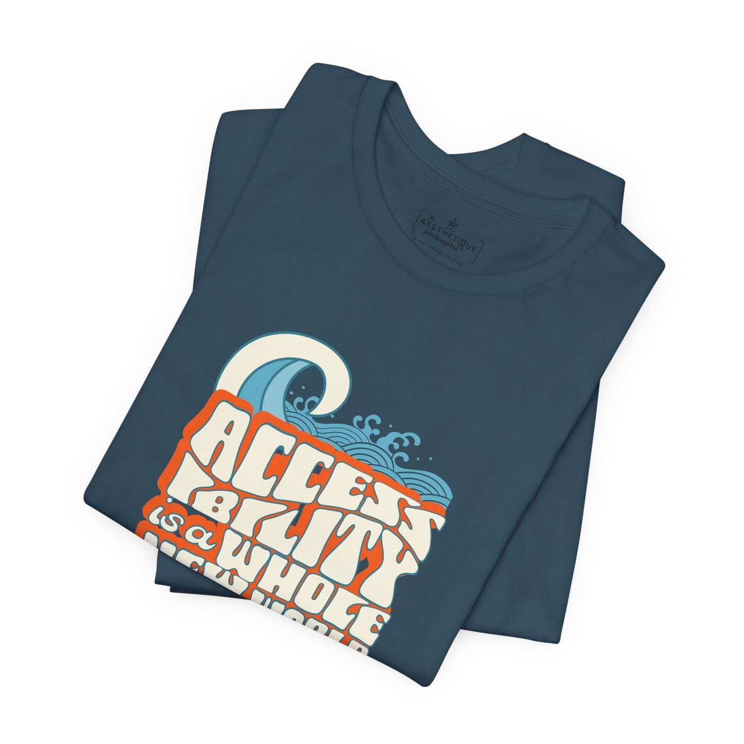 Accessibility Is A Whole New World - Fundraiser Adult Unisex Tee