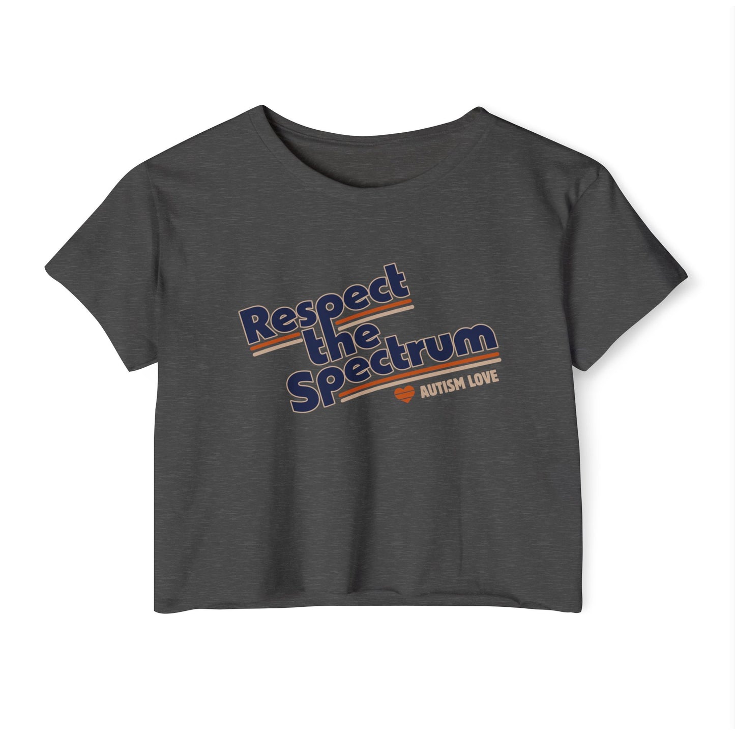 Respect The Spectrum Autism Love - Women's Crop Top