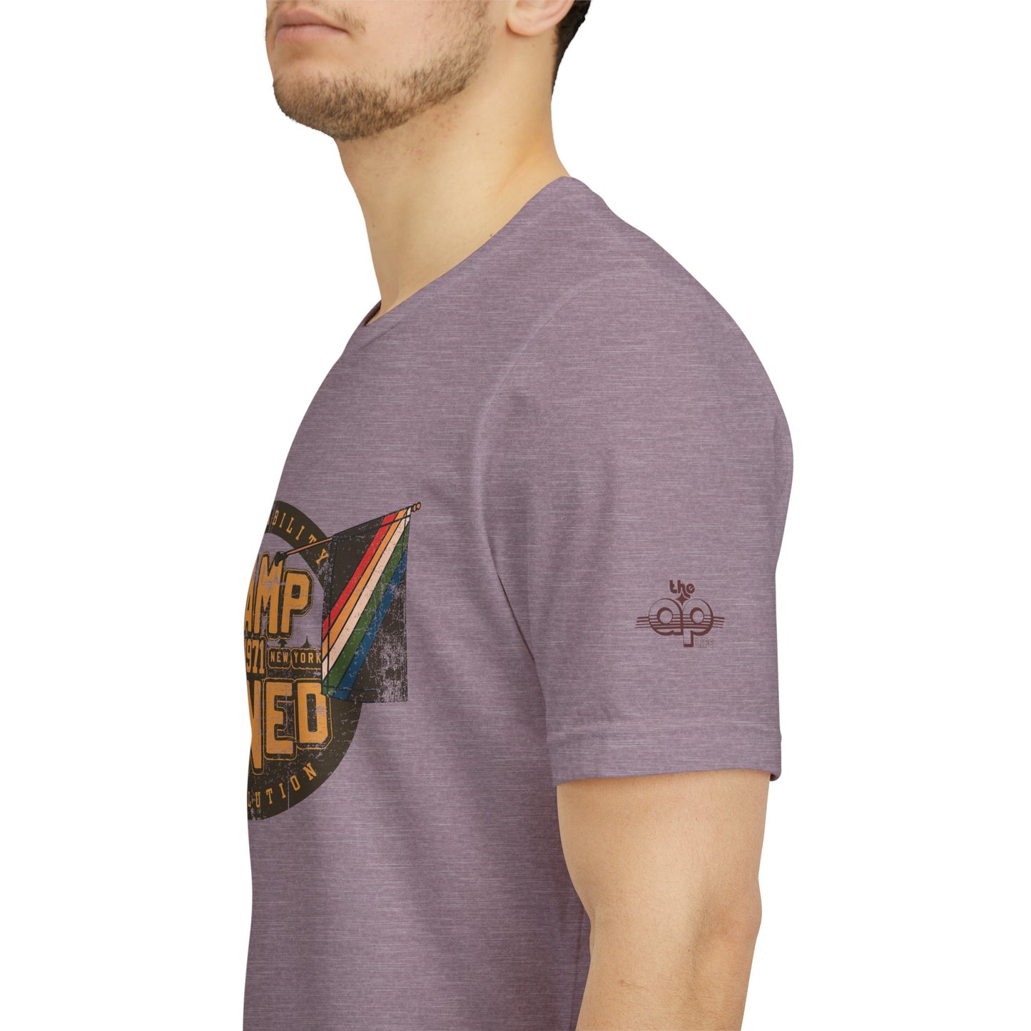 Camp Jened 1971 - A Disability Revolution - Adult Unisex Jersey Short Sleeve Tee