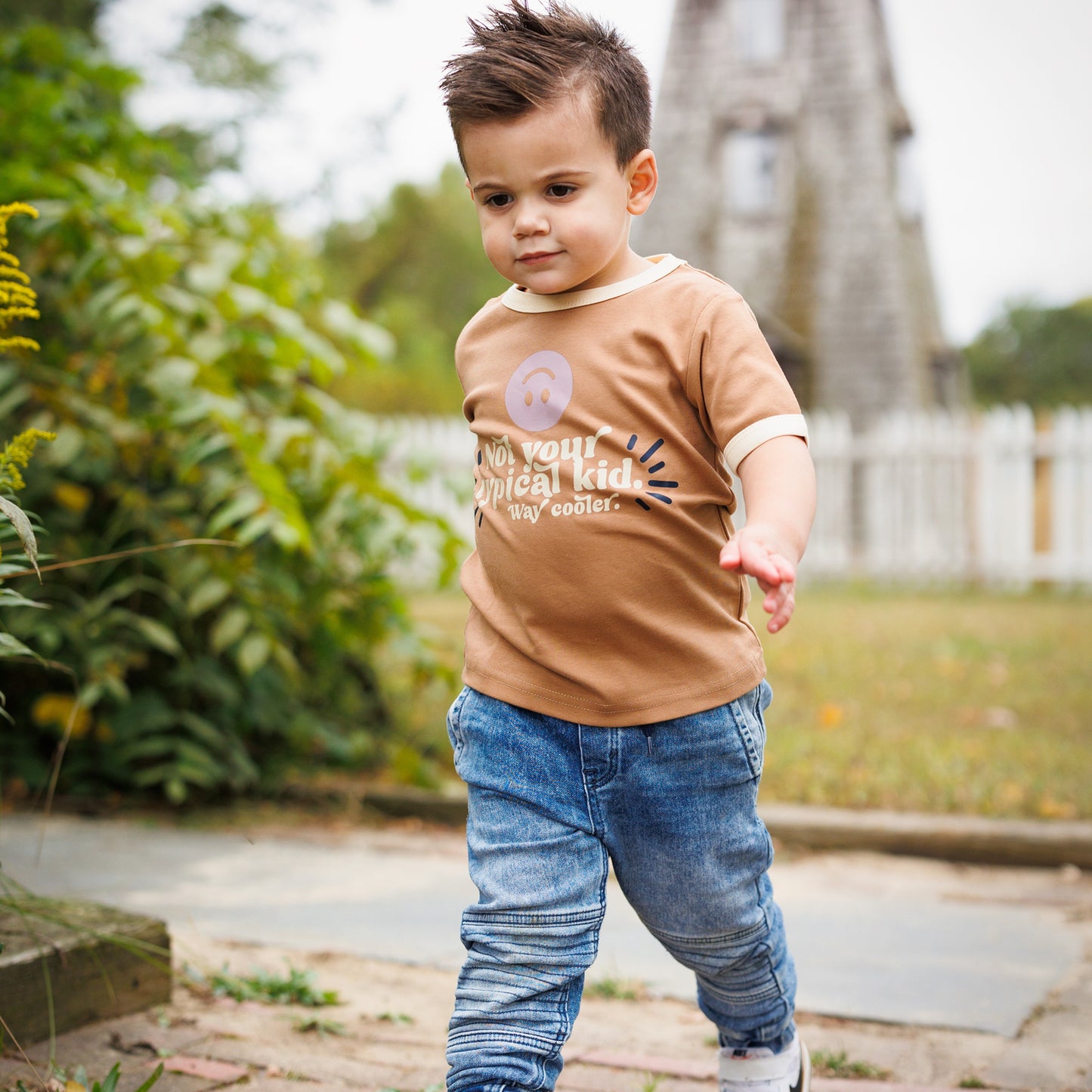 Not Your Typical Kid. Way Cooler Kids Autism Advocacy Ringer Tee