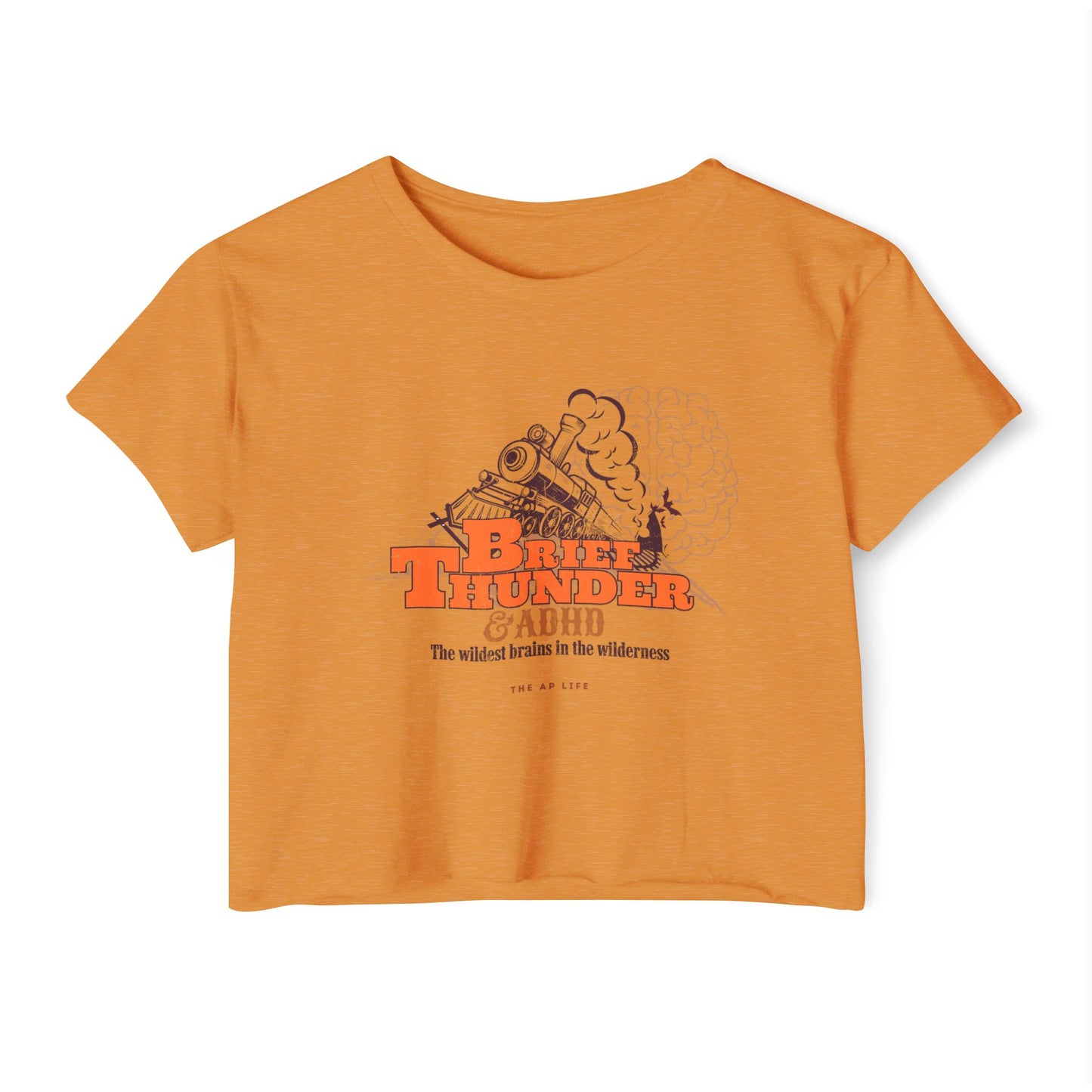 The Wildest Brains in the Wilderness - ADHD - Women's Crop Top
